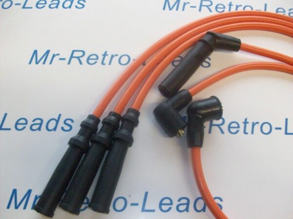Orange 8mm Performance Ignition Leads Figaro Coupe 1.0 Turbo 91 > 92 Quality