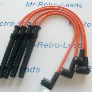 Orange 8mm Performance Ignition Leads For Clio Twingo 1.2 Turbo Modus D4f 16v