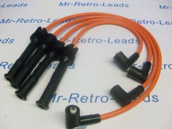 Orange 8mm Performance Ignition Leads For The Clio Mk11 2.0 16v Sport Punto