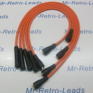 Orange 8mm Performance Ignition Leads 124 Sport 124 Spider 125 Quality Ht Leads