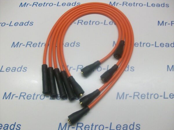 Orange 8mm Performance Ignition Leads 124 Sport 124 Spider 125 Quality Ht Leads
