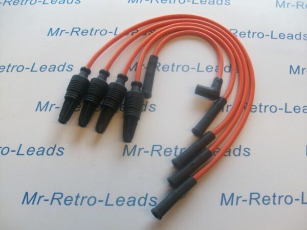 Orange 8mm Performance Ignition Leads 106 205 306 309 405 1987 > Quality Leads
