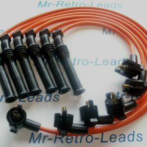 Orange 8mm Performance Ignition Leads Fits The Cosworth Scorpio 2.9 24v V6