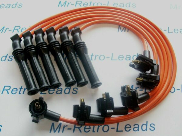 Orange 8mm Performance Ignition Leads Fits The Cosworth Scorpio 2.9 24v V6