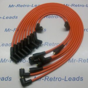 Orange 8mm Performance Ignition Leads Triumph Stag 3.0 V8 Quality Built Ht Leads