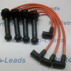 Orange 8mm Performance Ignition Leads For The Focus St170 1.8 2.0 16v 1998 04