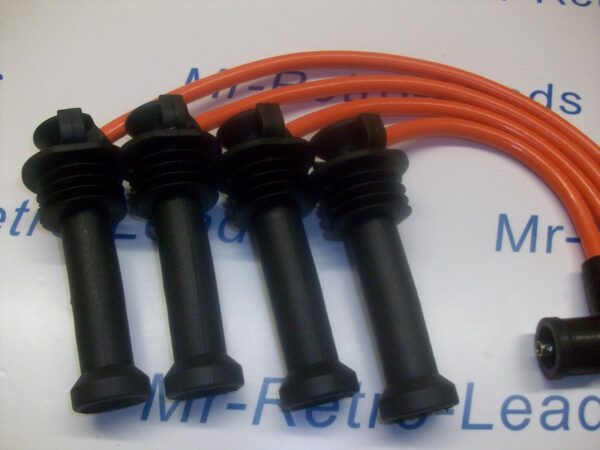 Orange 8mm Performance Ignition Leads For The Focus Zetec Quality Ht Leads .