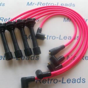 Pink 8mm Performance Ignition Leads Micra Mk1 323 1.8 Engine Code Ma12 Am10 16v