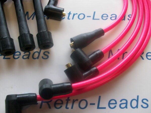 Pink 8mm Performance Ignition Leads Micra Mk1 323 1.8 Engine Code Ma12 Am10 16v