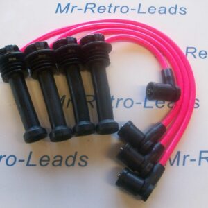 Pink 8mm Performance Ignition Leads For The Focus St170 1.8 2.0 16v 1998 2004