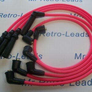 Pink 8mm Performance Ignition Leads Figaro Coupe 1.0 Turbo 91 > 92 Quality Leads