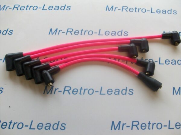 Pink 8mm Performance Ignition Leads For Classic Mini Cooper S Sprite Midget Ht