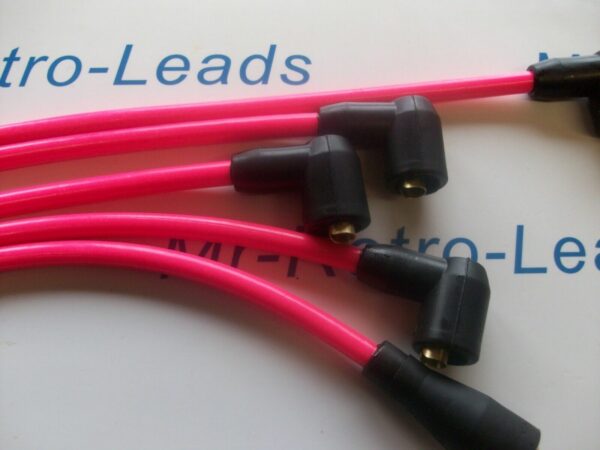 Pink 8mm Performance Ignition Leads For Classic Mini Cooper S Sprite Midget Ht