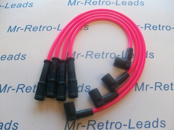 Pink 8mm Performance Ignition Leads For The Cinquecento Seicento 1.1 Sporting