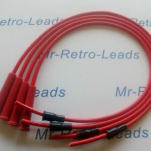 Red 7mm Ignition Leads Escort Rs1600i 1982 > 83 Only With Twin Coil Pack Only