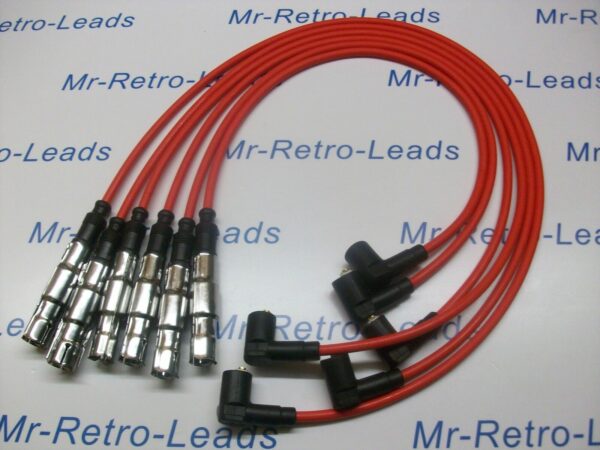 Red 7mm Performance Ignition Leads Vr6 Mk3 Vr6 Obd2 Passat 2.8 Quality Leads