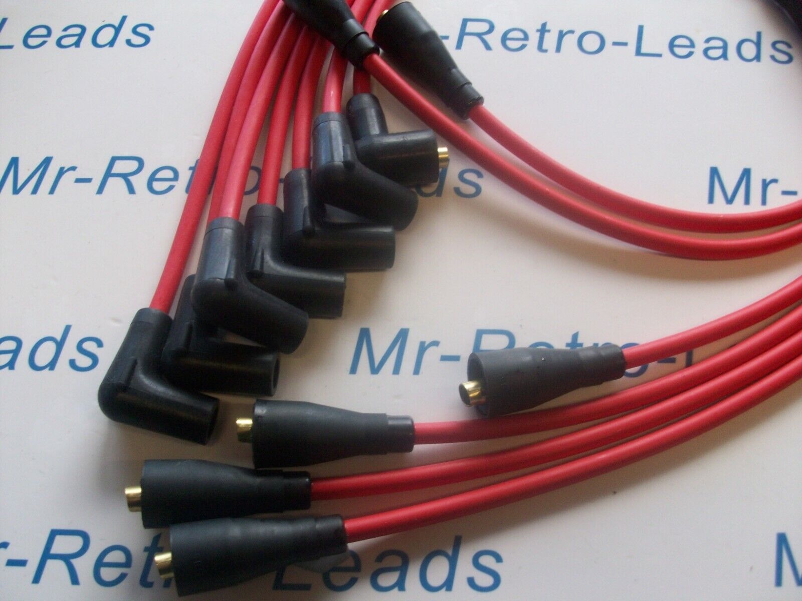 Red 7mm Performance Ignition Leads Fits The Jaguar Mk 2 Xj6 Xk 6 Cyl ...