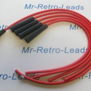 Red 7mm Tinned Copper Core Ignition Leads For Land Rover 1955 1969 Hand Built Ht