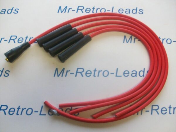 Red 7mm Tinned Copper Core Ignition Leads For Land Rover 1955 1969 Hand Built Ht