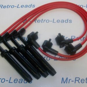 Red 8.5m Performance Ignition Leads Escort Mk5 Fiesta Mk3 Rs Turbo Xr2i I.6i Efi