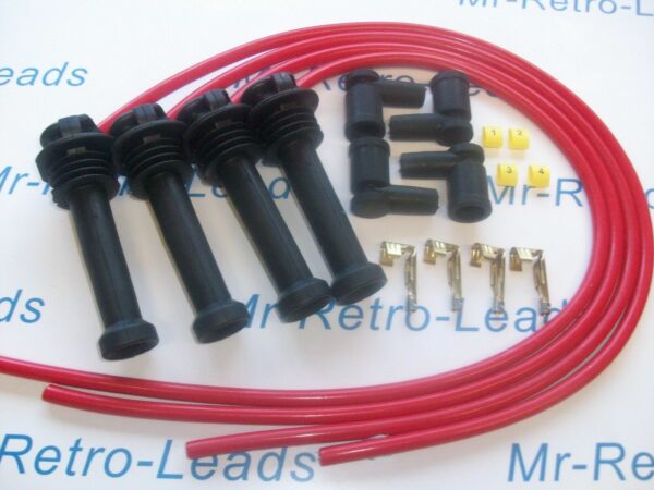 Red 8.5mm Performance Ignition Lead Kit For Zetec Silver Top Kit-car Part Built