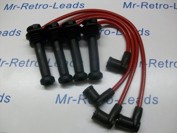 Red 8.5mm Performance Ignition Leads For The Focus Zetec 1.8  Silver Top Ht Lead