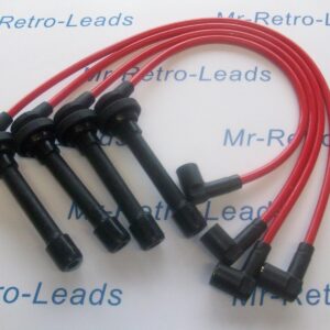 Red 8.5mm Performance Ignition Leads For Civic D Series Aerodeck 1.4i 15 16 16v