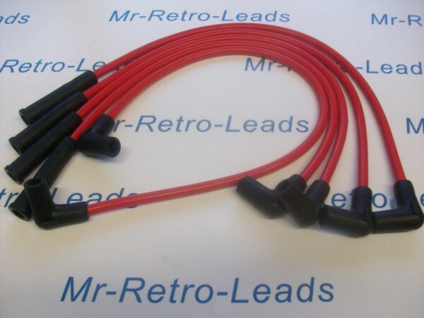 Red 8.5mm Performance Ignition Leads Wrangler Jeep Cj7 2.5 4-cyl Quality Leads