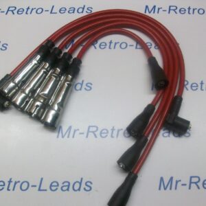 Red 8.5mm Performance Ignition Leads Golf Mk1 Gti M4 Fitment Cap Quality Leads