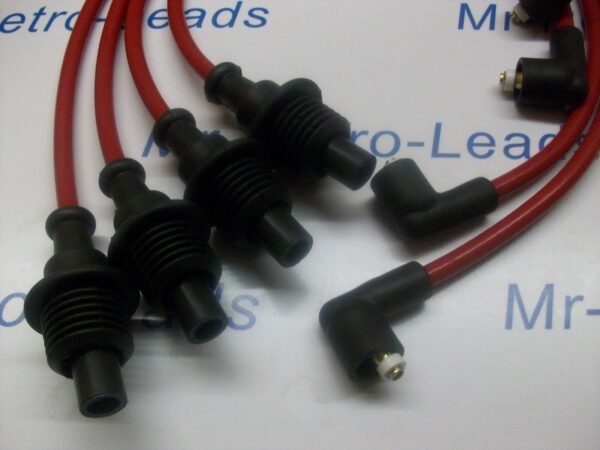 Red 8.5mm Performance Ignition Leads For 205 306 309 405 406 Cti Quality Leads