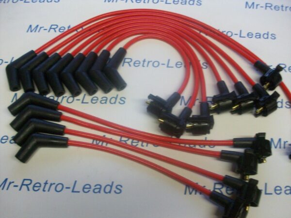 Red 8.5mm Performance Ignition Leads For Daimler Double Six V12 6.0 Litre Ht