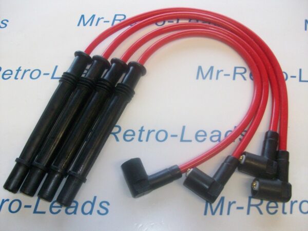 Red 8.5mm Performance Ignition Leads For The Clio Twingo 1.2 Turbo Modus D4f 16v
