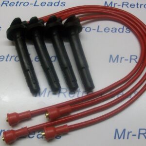 Red 8.5mm Performance Ignition Leads Fits Subaru Impreza Forester Quality Leads