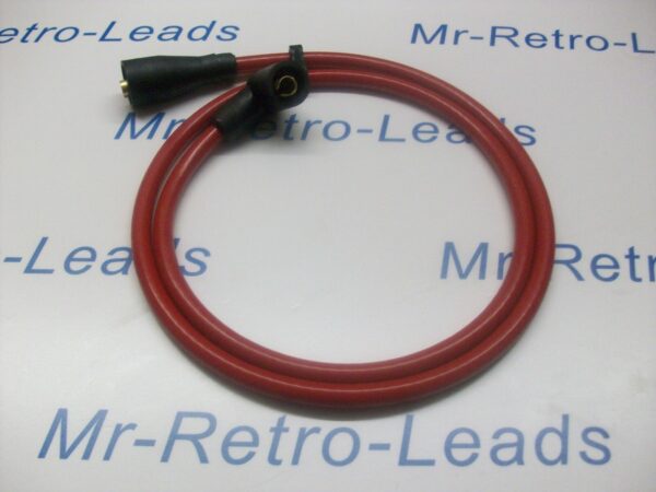 Red 8mm Extra Long Ignition Coil Lead All Cars 50s / 70s  And More 1 Meter Long