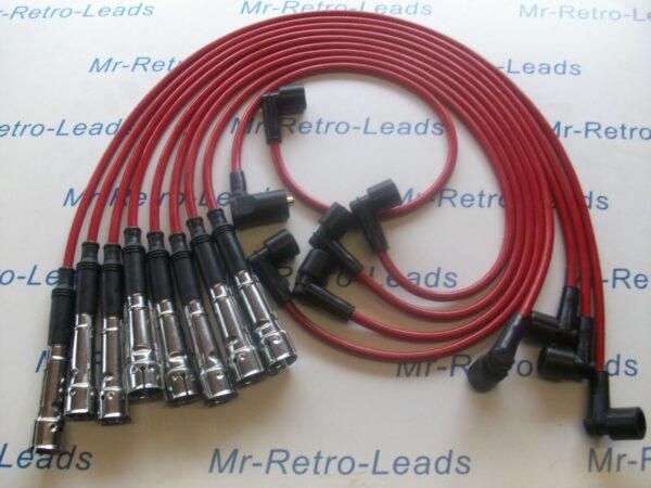 Red 8mm Ignition Leads To Fit The Mercedes 350 S420 S500 Sl380 Sl450 Sl500 Din