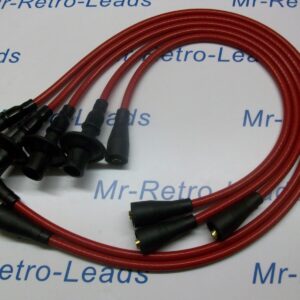 Red 8mm Performance Ignition Leads For Beetle & T2 1968-1979 Quality Ht Leads