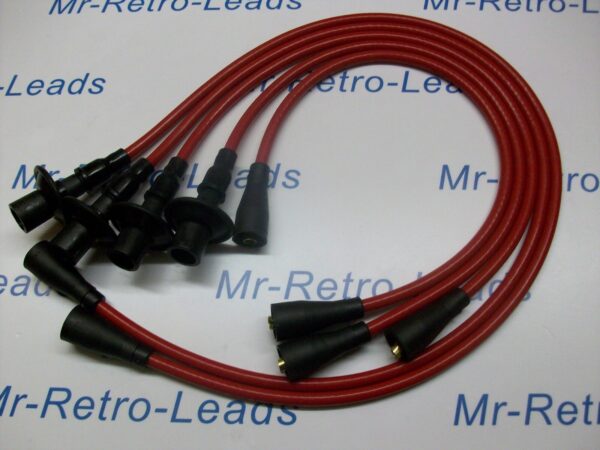 Red 8mm Performance Ignition Leads For Beetle & T2 1968-1979 Quality Ht Leads