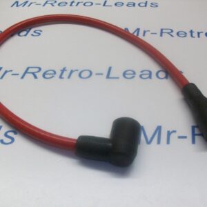 Red 8mm Performance 20" Ignition Lead Coil Ht All Cars From  50s / 70s & More..