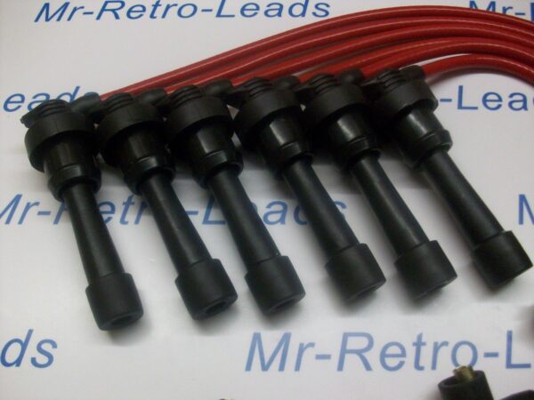 Red 8mm Performance Ignition Leads To Fit Mitsubishi 3000 Gt Diamante Quality