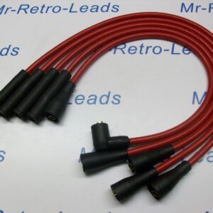 Red 8mm Performance Ignition Leads For The Triumph Tr7 Early Type Quality Leads