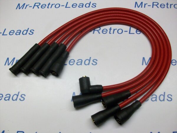 Red 8mm Performance Ignition Leads For The Triumph Tr7 Early Type Quality Leads