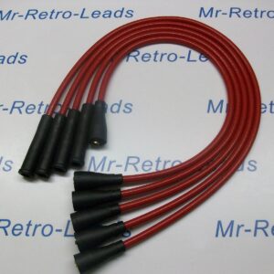 Red 8mm Performance Ignition Leads For The Escort Mk2 Mk3 Fiesta Mk1 Mk2 Ht Lead