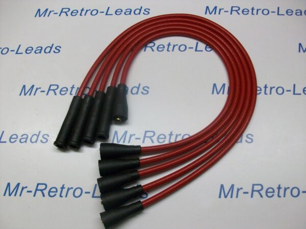 Red 8mm Performance Ignition Leads For The Escort Mk2 Mk3 Fiesta Mk1 Mk2 Ht Lead