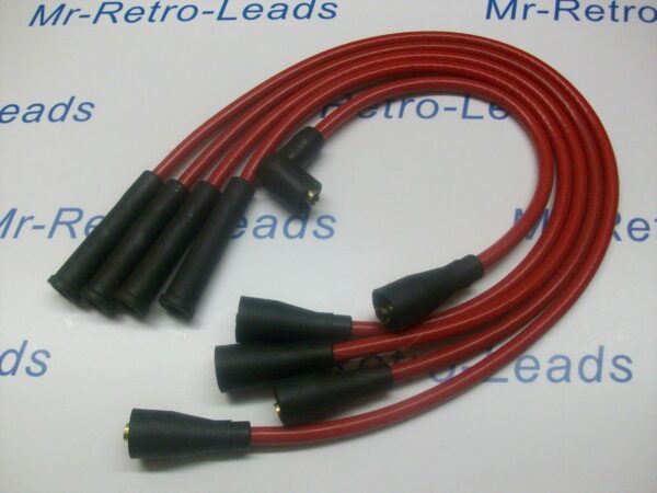 Red 8mm Performance Ignition Leads For The Fiesta Mk1 950 1.1 Quality Ht Leads