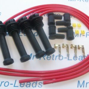 Red 8mm Performance Ignition Lead Kit For Zetec Silver Top Kit-car Part Built
