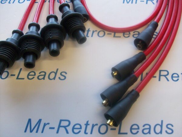 Red 8mm Performance Ignition Leads For Gti Mk1 Din Fitment Quality Ht Leads