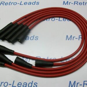 Red 8mm Performance Ignition Leads For The 124 Sport 124 Spider 125 132 Quality