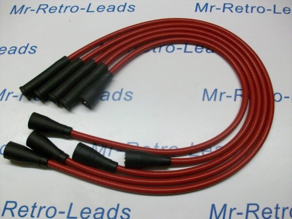 Red 8mm Performance Ignition Leads For The 124 Sport 124 Spider 125 132 Quality