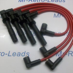 Red 8mm Performance Ignition Leads Golf Bora 1.6 1.4 16v Quality Ht Leads