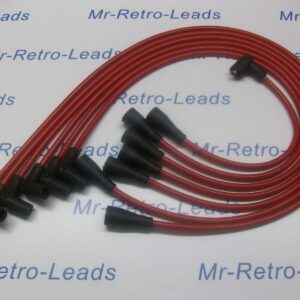 Red 8mm Performance Ignition Leads Will Fit Jaguar E Type Xj6 Xk 6 Cyl Quality.
